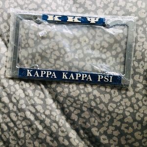 Kappa Kappa Psi Licensed Plate.